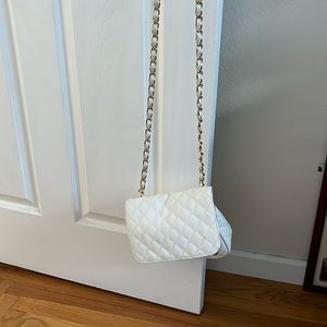 White purse